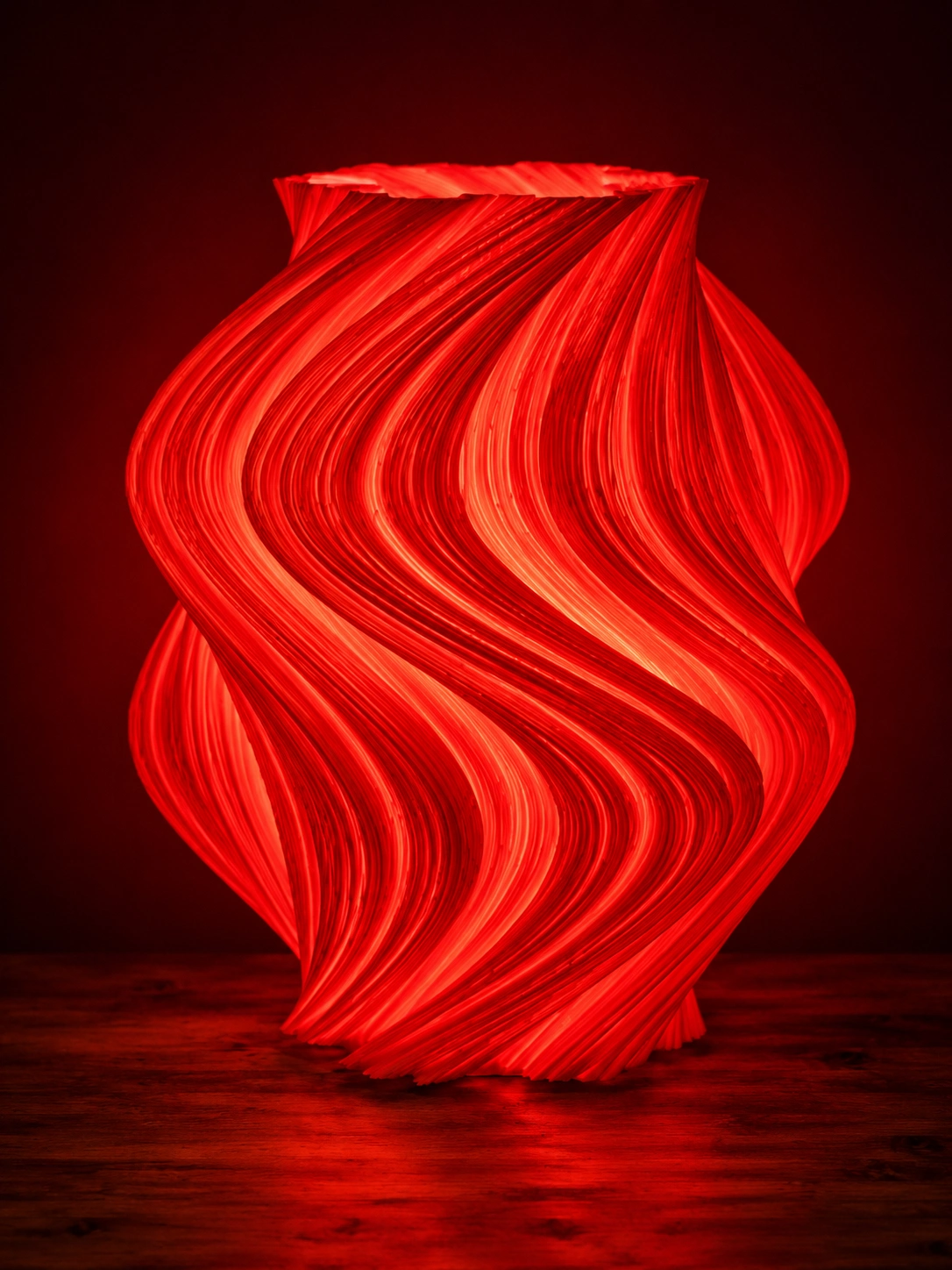 Twisted Spiral Lampshade