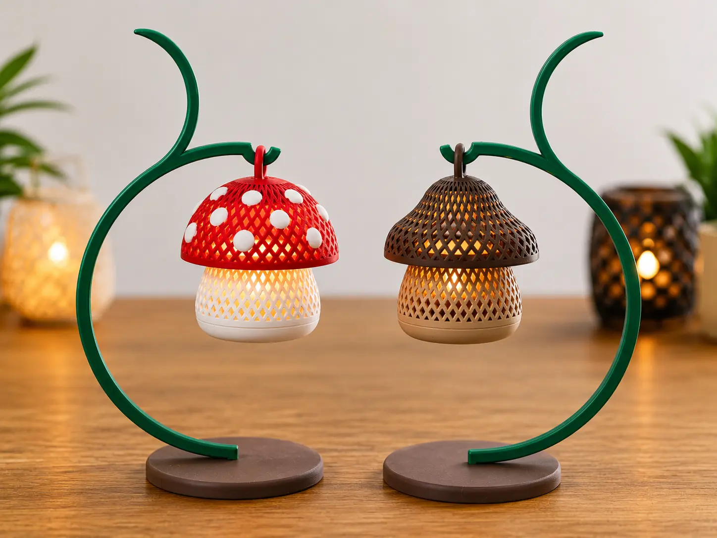 Mushroom Hanging Lantern