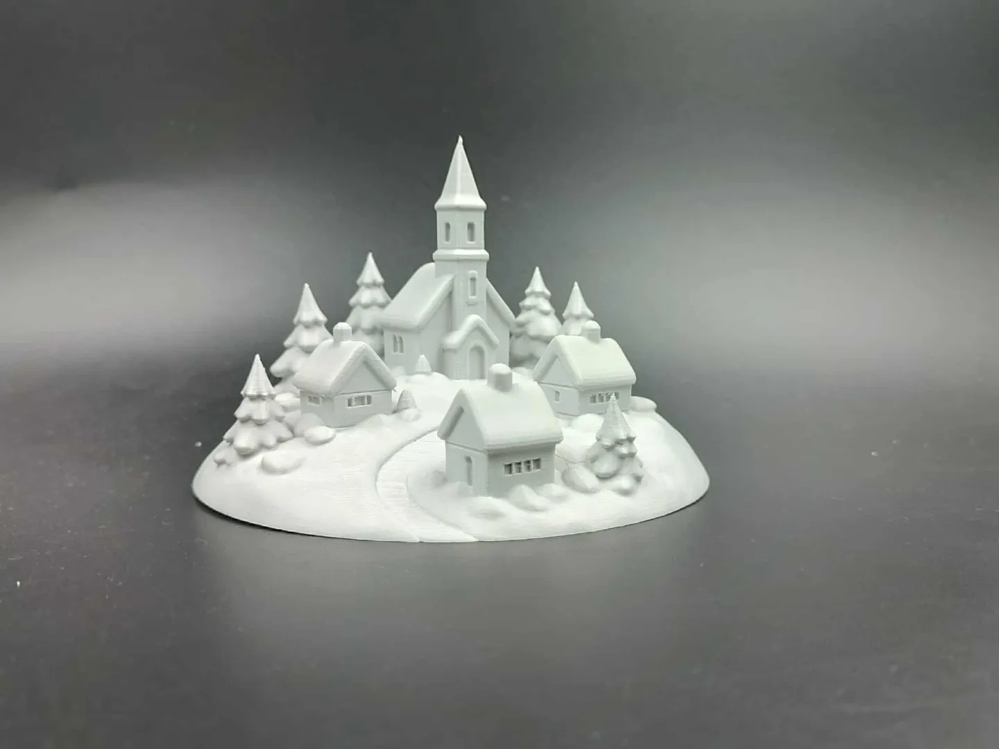 Mini Winter Village Display